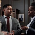 Public-Private Partnership - Businesspeople Talking