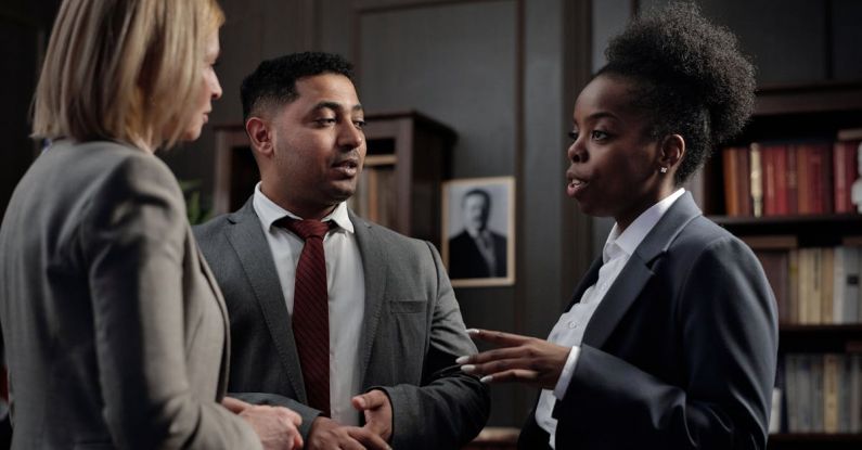 Public-Private Partnership - Businesspeople Talking