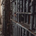 Building Security - Grey Steel Grill