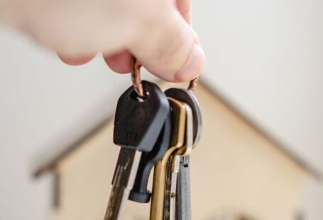Housing Allocation - Person with keys for real estate