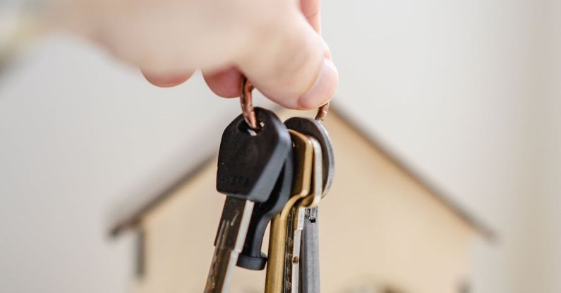 Housing Allocation - Person with keys for real estate