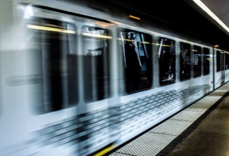 Public Transport - Timelapse Photography of White Train